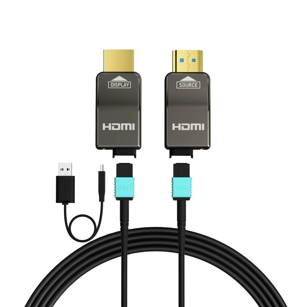 RUIPRO 8K HDMI 2.1 Cable 20FT Full Fiber Optic Detachable 48Gbps HDR eARC